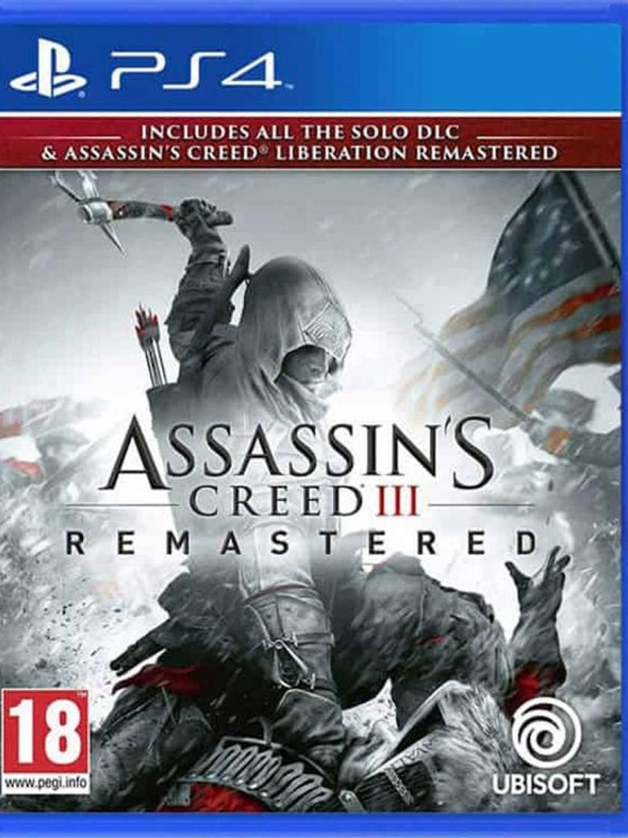 کاور بازی Assassin's Creed III Remastered — استاندارد برای PS4