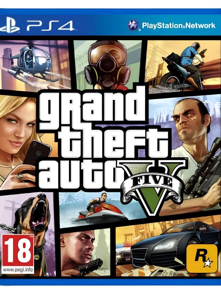 کاور بازی Grand Theft Auto V برای PS4