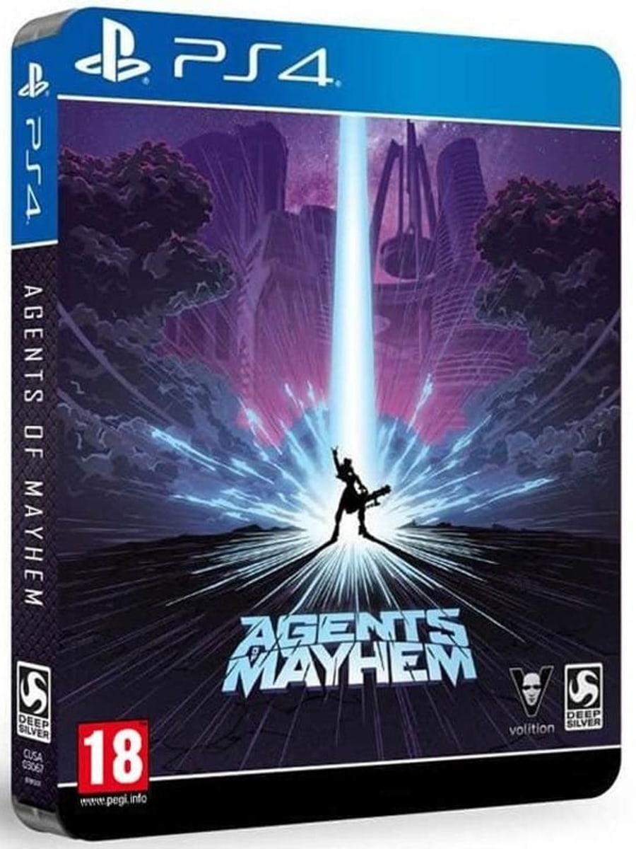 کاور بازی Agents of Mayhem — SteelBook برای PS4