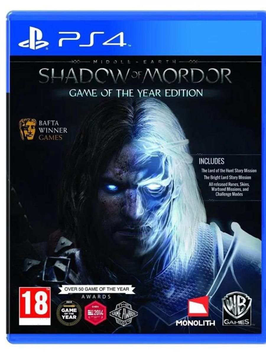 کاور بازی Middle-earth Shadow of Mordor — Game of the Year برای PS4