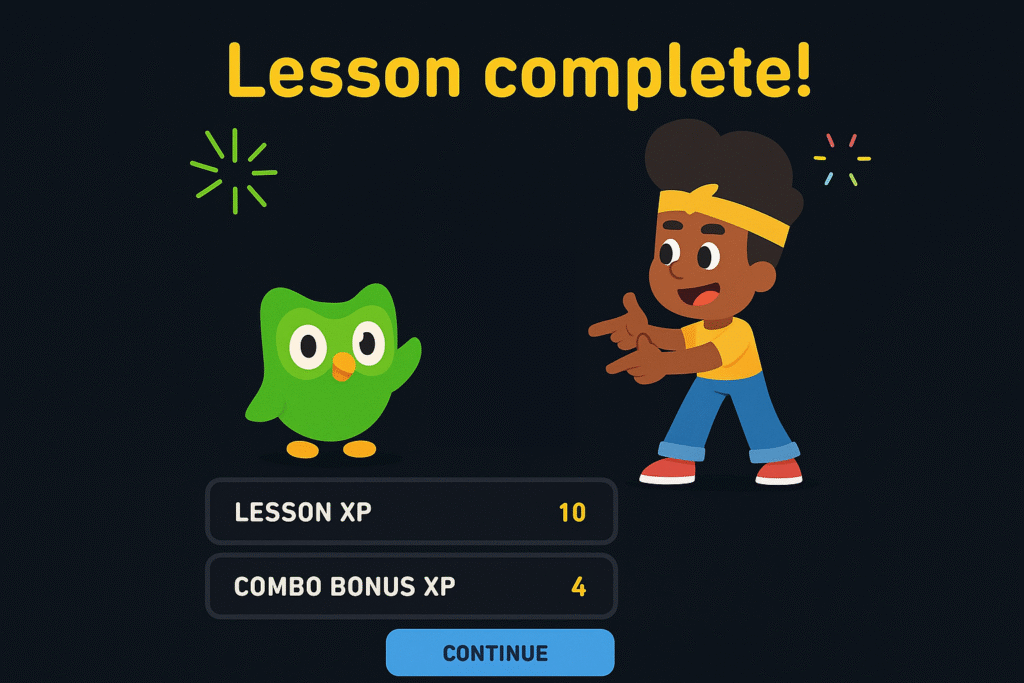 سیستم امتیازدهی دولینگو