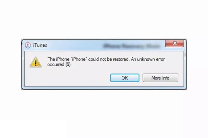 ارور iTunes 9