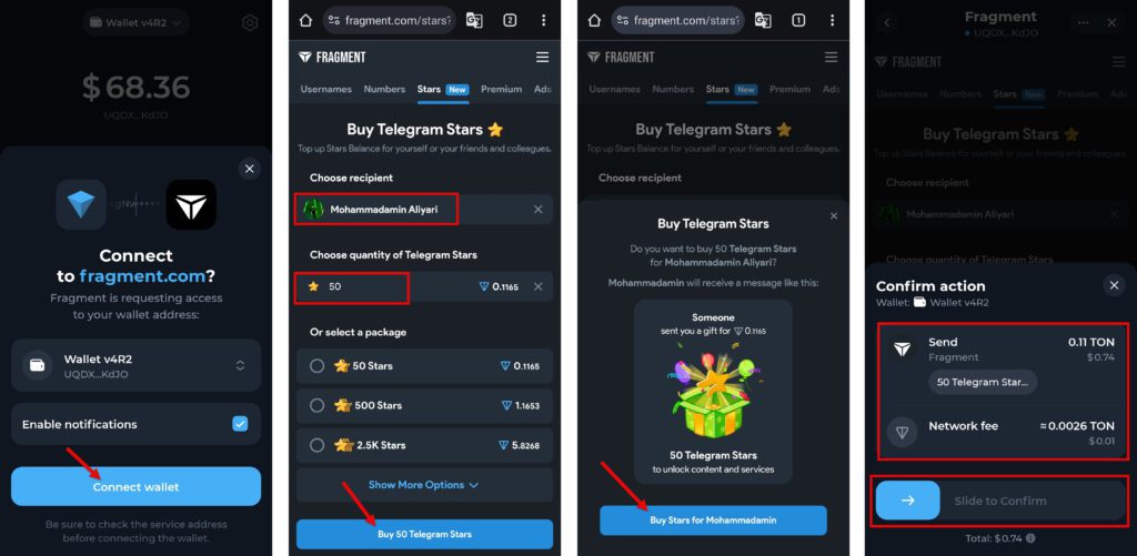 خرید تلگرام استارز