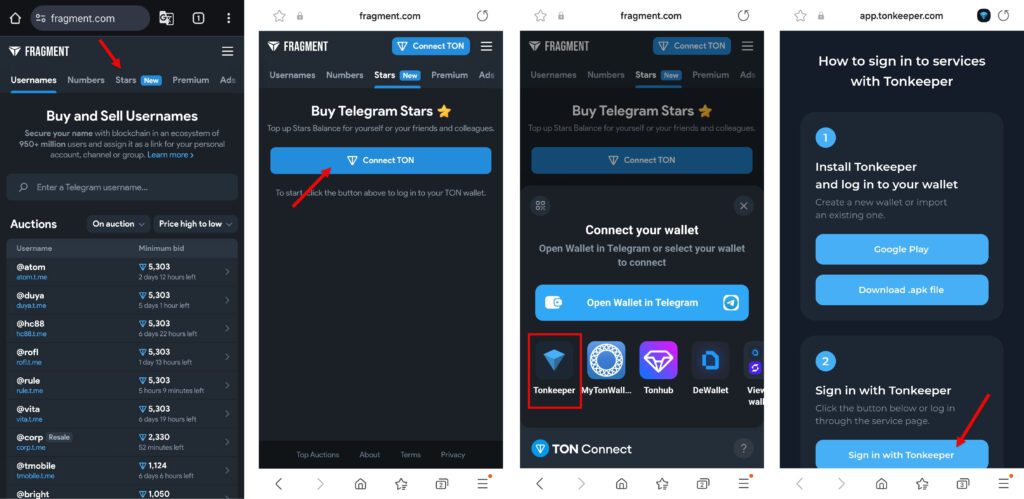 خرید استارز تلگرام 
