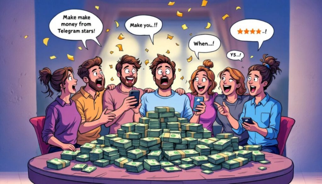 درآمد از استارز تلگرام
