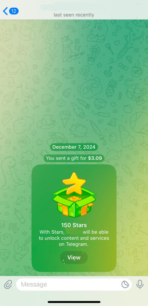 آموزش ارسال استارز تلگرام به اکانت دیگر