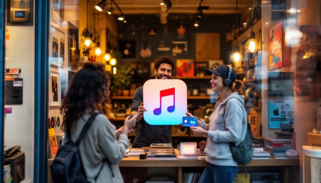 استفاده از گیفت کارت برای خرید اپل موزیک