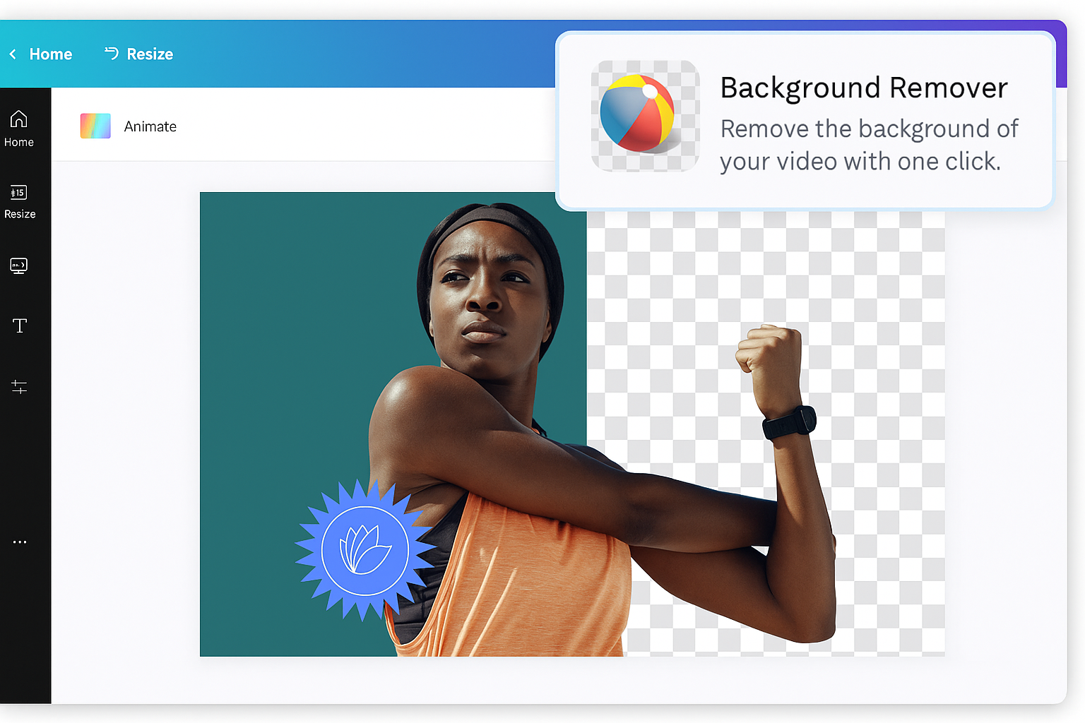 چگونه از قابلیت Background Remover در کانوا برای حذف پس‌زمینه عکس استفاده کنیم؟