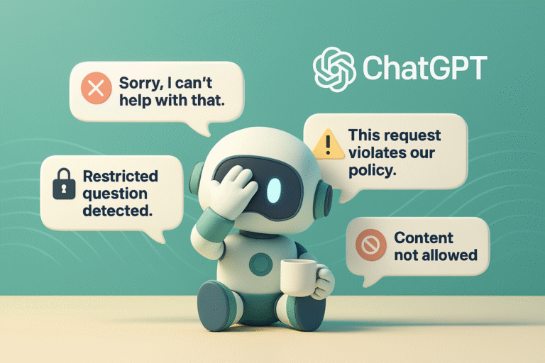 چرا ChatGPT بعضی سوالات را پاسخ نمی‌دهد؟ | بررسی محدودیت‌های هوش مصنوعی