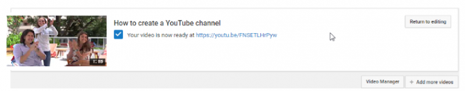 انتشار ویدیو در کانال یوتیوب - مرحله ۵