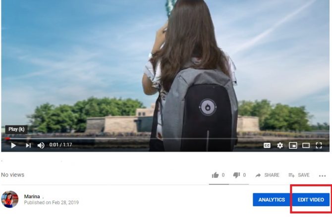 آموزش انتشار ویدیو در یوتیوب - مرحله ۶