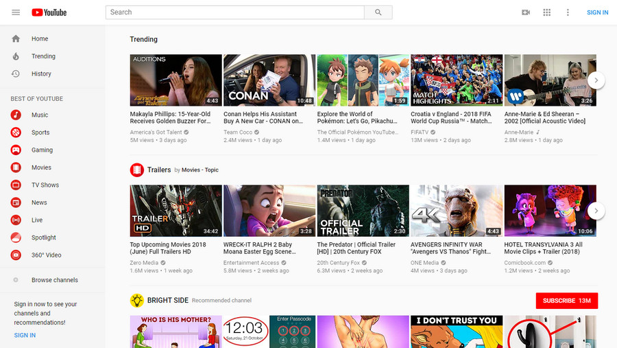 ورود به حساب گوگل برای ساخت کانال یوتیوب