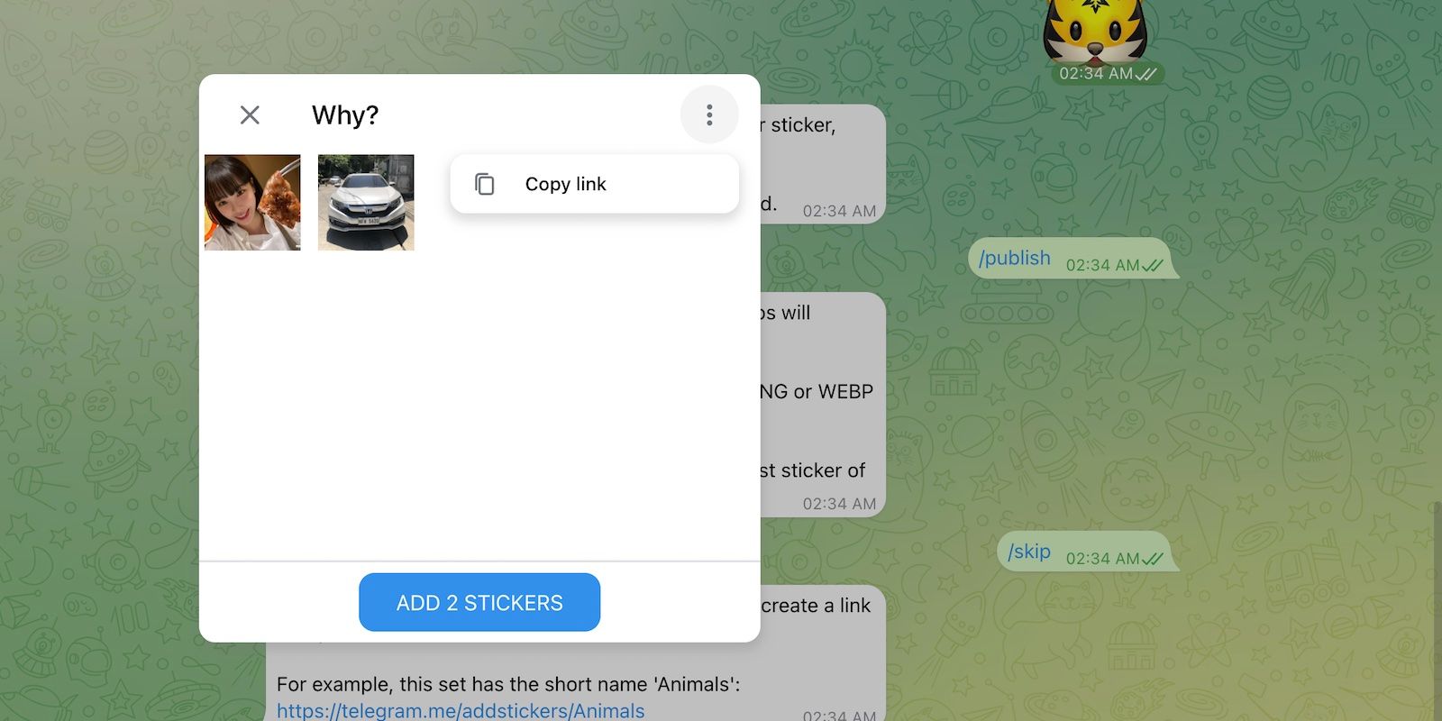 ربات ساخت استیکر اختصاصی