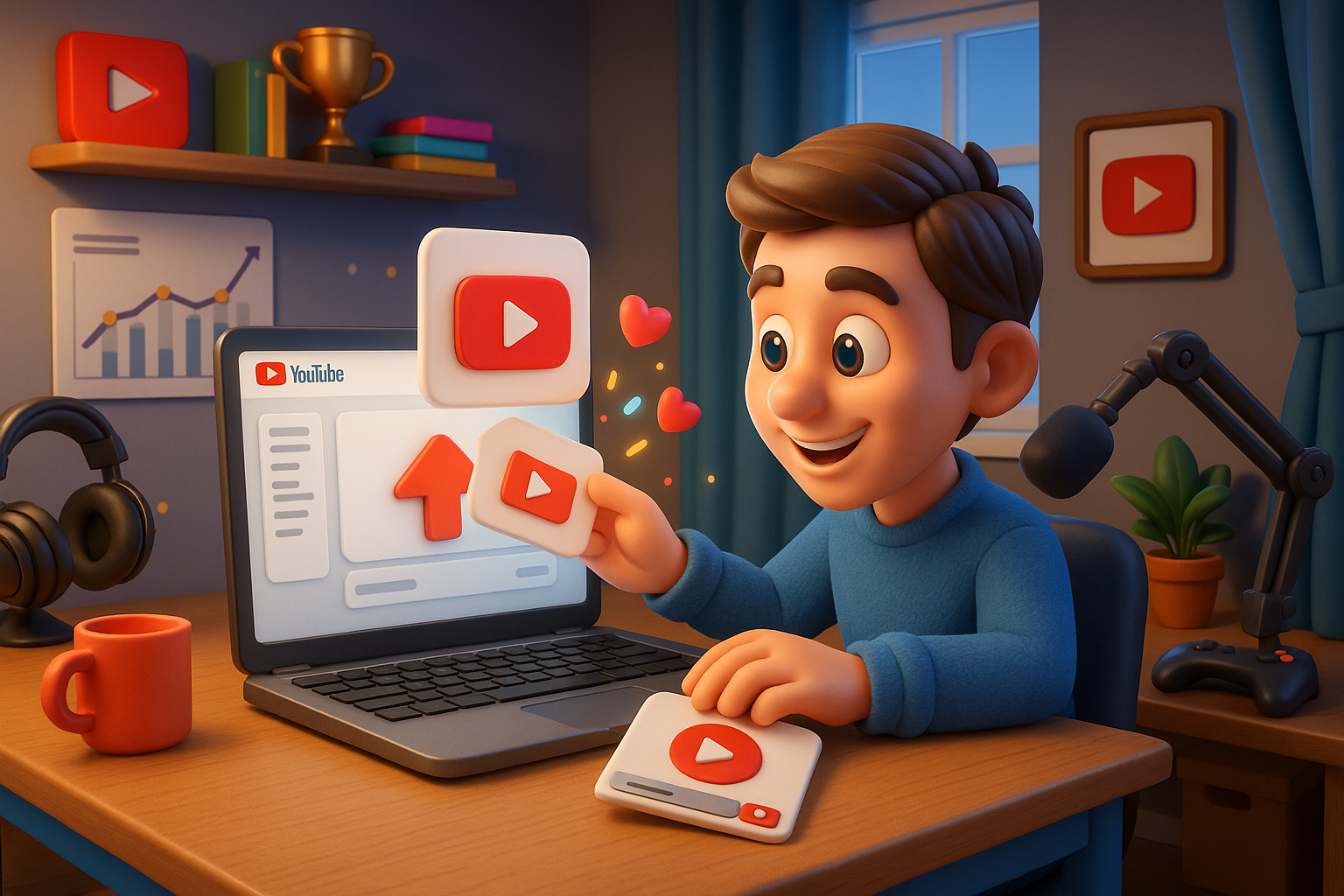 آموزش آپلود ویدیو در یوتیوب + بهینه‌سازی عنوان، کاور و هشتگ