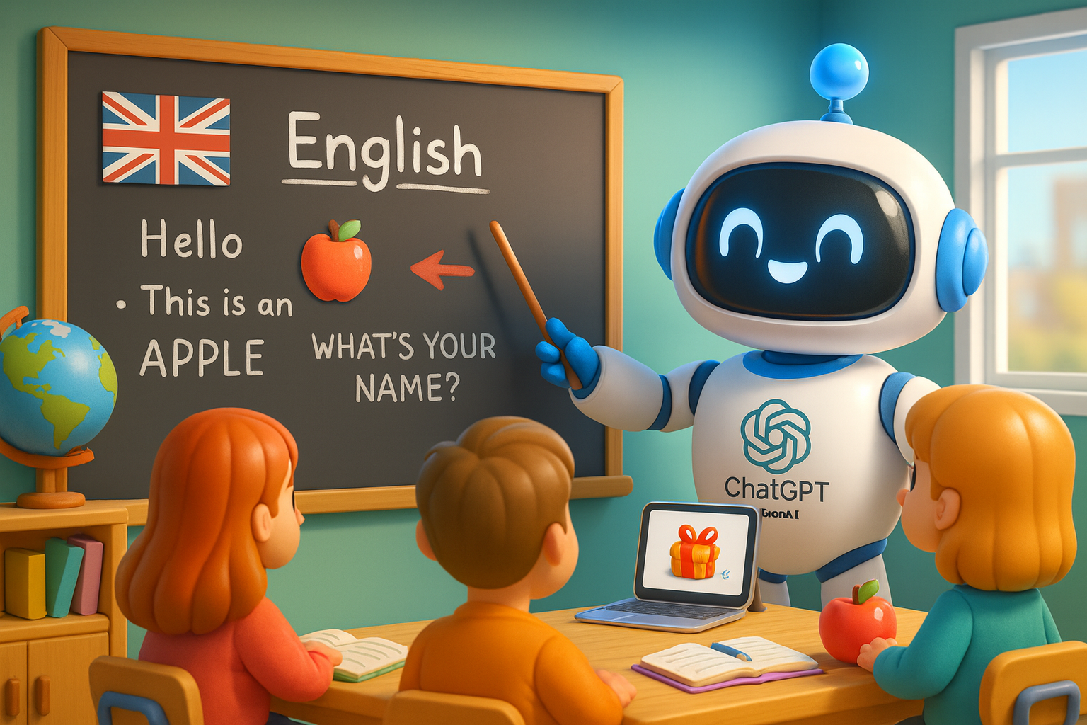 یادگیری زبان انگلیسی با چت جی پی تی