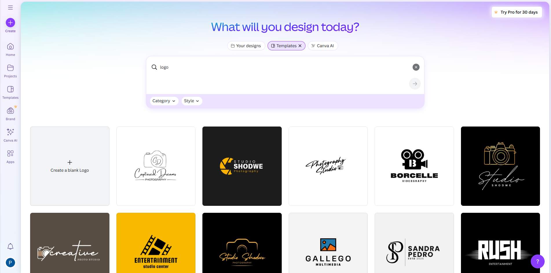 مراحل ساخت لوگو رایگان - ۱