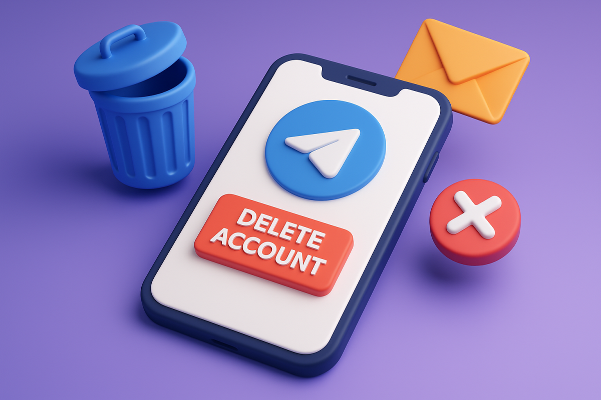 حذف اکانت تلگرام: راهنمای کامل دیلیت اکانت تلگرام