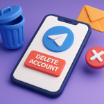 حذف اکانت تلگرام