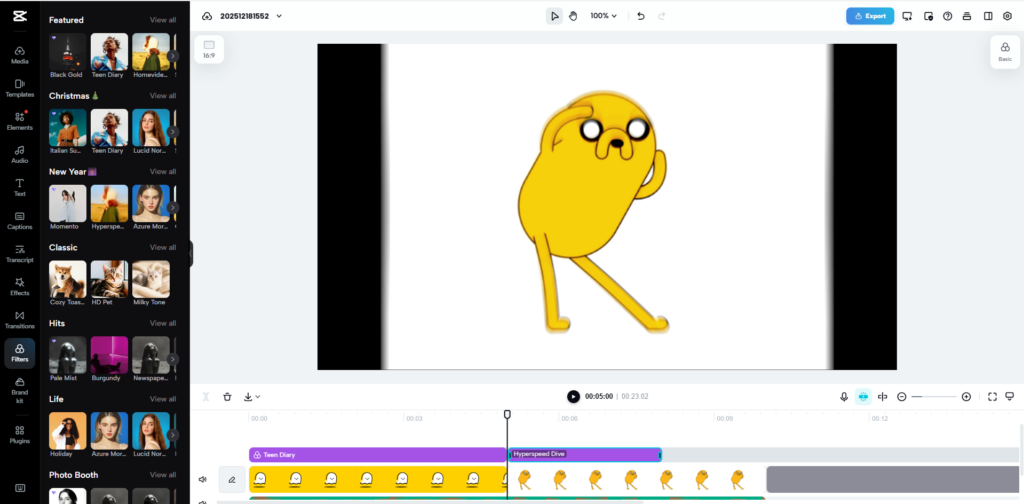 افزودن افکت‌های ویدیویی