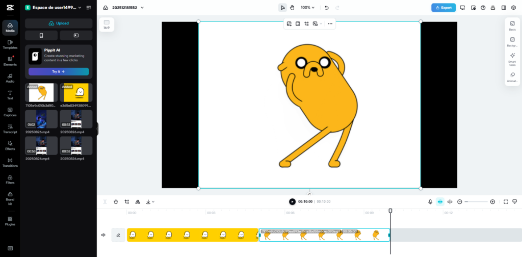 ترکیب کلیپ‌ها و تنظیم ترتیب صحنه‌ها