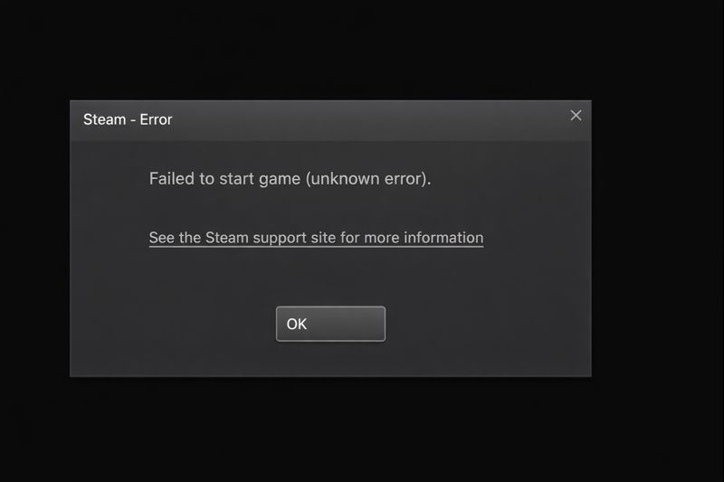 خطای Failed to start the game در استیم