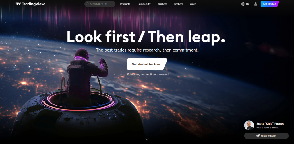 ثبت‌نام در تریدینگ‌ویو - ۱